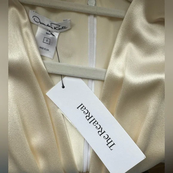 Oscar de la Renta Puffy Black White Dress - Picture 3 of 7